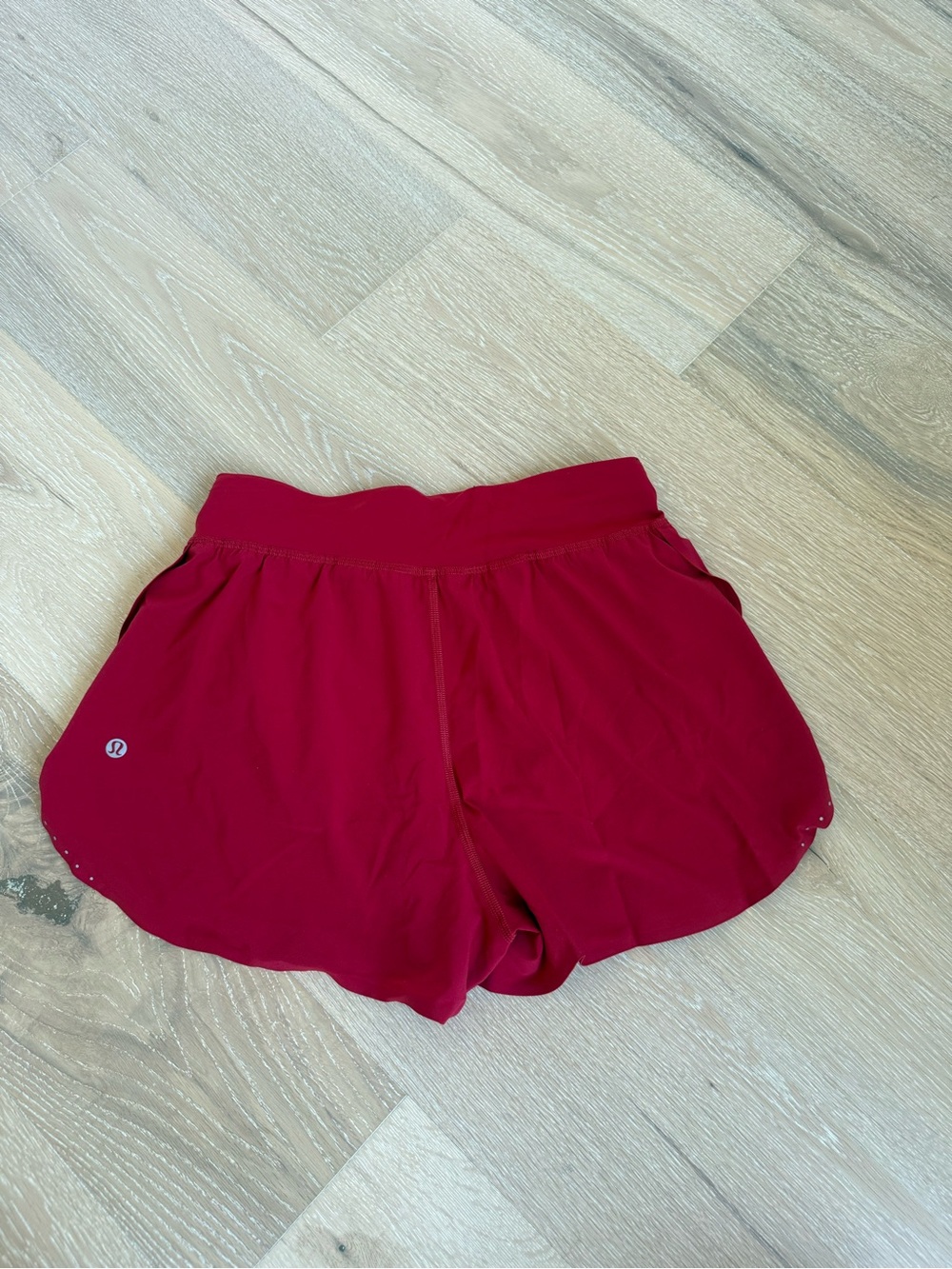 lululemon athletica Women’s fast and free split Red Athletic Shorts